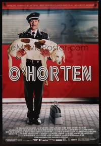 9m436 O'HORTEN 1sh '09 Bent Hamer comedy, wacky image of Bard Owe & dog!