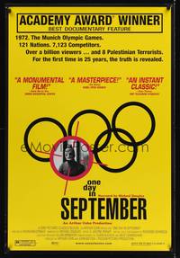 9m438 ONE DAY IN SEPTEMBER 1sh '99 1972 Munich Olympics terrorist attacks!