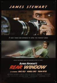9m460 REAR WINDOW DS 1sh R00 Alfred Hitchcock, voyeur Jimmy Stewart & sexy Grace Kelly!