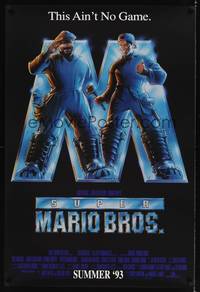 9m536 SUPER MARIO BROS advance DS 1sh '93 Hoskins, Leguizamo, Chorney art of Nintendo characters!