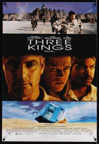 9m552 THREE KINGS video 1sh '99 George Clooney, Mark Wahlberg, & Ice Cube in the Gulf War!