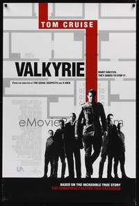 9m577 VALKYRIE advance DS 1sh '08 Bryan Singer, Tom Cruise, German plot to assassinate Hitler!