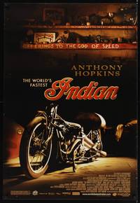 9m610 WORLD'S FASTEST INDIAN 1sh '05 Anthony Hopkins, Diane Ladd, motorcycle speed record!