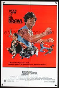 9p079 BIG BRAWL 1sh '80 early Jackie Chan, violent art, a martial arts fight to the finish!