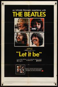 9p418 LET IT BE 1sh '70 The Beatles, John Lennon, Paul McCartney, Ringo Starr, George Harrison!