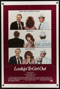 9p446 LOOKIN' TO GET OUT 1sh '82 Jon Voight & Ann-Margret are insane & immoral!