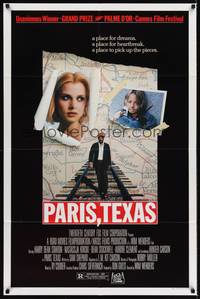 9p611 PARIS, TEXAS 1sh '84 Wim Wenders, Nastassja Kinski, Harry Dean Stanton