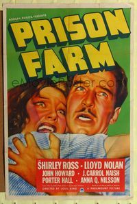 9p643 PRISON FARM 1sh '38 Shirley Ross is in jail & prison doctor Lloyd Nolan helps her!