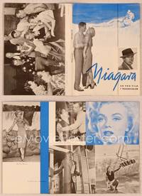 9r511 NIAGARA Danish program '53 many different images of sexy Marilyn Monroe & co-stars!