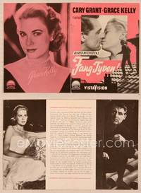 9r539 TO CATCH A THIEF Danish program '57 Grace Kelly & Cary Grant, Alfred Hitchcock, different!