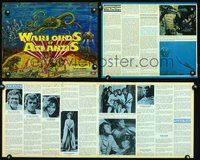 9r364 WARLORDS OF ATLANTIS English program '78 cool completely different sci-fi artwork!