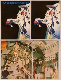 9r355 MAROONED English program '69 Gregory Peck & Gene Hackman, cool astronaut artwork!