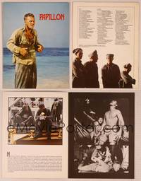 9r359 PAPILLON English program '73 Steve McQueen & Dustin Hoffman, many great different images!