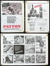 9r122 PATTON herald '70 General George C. Scott military World War II classic!