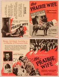 9r125 PRAIRIE WIFE herald '25 Herbert Rawlinson & Dorothy Devore in a gripping romance!