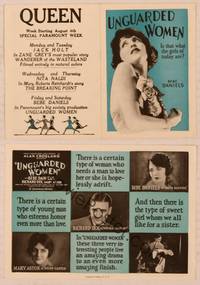 9r147 UNGUARDED WOMEN herald '24 great images of Bebe Daniels, Richard Dix & Mary Astor!