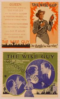 9r153 WISE GUY herald '26 Mary Astor, James Kirkwood