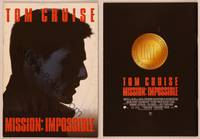 9r619 MISSION IMPOSSIBLE Japanese program '96 Tom Cruise, Jon Voight, Brian De Palma directed!
