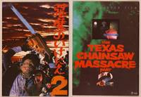 9r653 TEXAS CHAINSAW MASSACRE PART 2 Japanese program '86 Tobe Hooper horror sequel, great images!