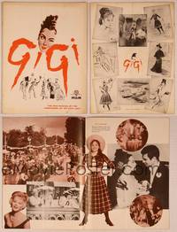 9r402 GIGI program '58 art of winking Leslie Caron, Best Director & Best Picture winner!