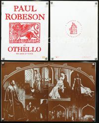 9r433 OTHELLO program '43 William Shakespeare's tragedy with Paul Robeson in the title role!