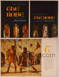 9r443 ROBE program '53 Richard Burton & Jean Simmons in the greatest story of love & faith!