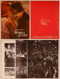 9r445 ROMEO & JULIET program '69 Franco Zeffirelli's version of William Shakespeare's play!