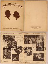 9r444 ROMEO & JULIET program '36 Norma Shearer, Leslie Howard, John Barrymore, Shakespeare