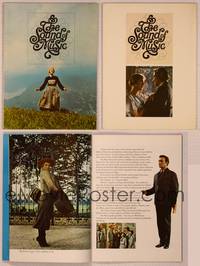 9r451 SOUND OF MUSIC program '65 classic musical, wonderful images of Julie Andrews & top cast!