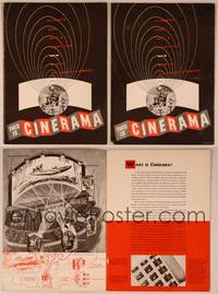 9r463 THIS IS CINERAMA program '52 plunges you into a startling new world of entertainment!