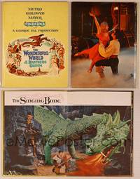 9r471 WONDERFUL WORLD OF THE BROTHERS GRIMM hardcover program '62 George Pal Cinerama fairy tales!