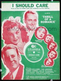 9r310 THRILL OF A ROMANCE sheet music '45 Esther Williams, Van Johnson, Tommy Dorsey