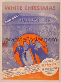 9r256 HOLIDAY INN sheet music '42 Fred Astaire, Bing Crosby, Marjorie Reynolds, Irving Berlin