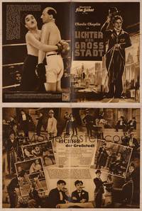 9s138 CITY LIGHTS German program R51 Charlie Chaplin, boxing, many cool different images!