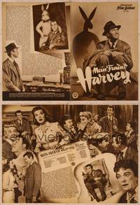9s151 HARVEY German program '51 different image of James Stewart & imaginary rabbit's shadow!