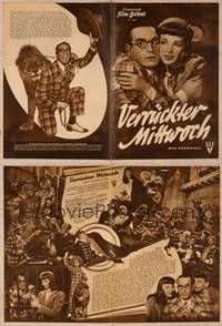 9s169 SIN OF HAROLD DIDDLEBOCK German program '51 Preston Sturges, many images of Harold Lloyd!