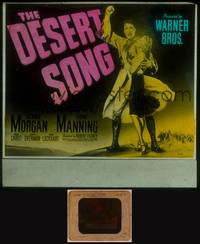 9s097 DESERT SONG glass slide '44 Oscar Hammerstein II musical, Dennis Morgan, sexy Irene Manning!