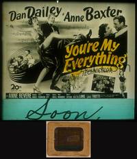 9s129 YOU'RE MY EVERYTHING glass slide '49 full-length art of dancing Dan Dailey and Anne Baxter!