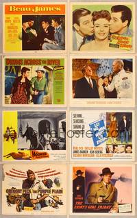 9s005 LOT OF 42 INCOMPLETE LOBBY CARD SETS OF 7 42 sets of 7 LCs '50s-70s Hooked Generation + more!