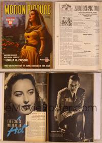 9s038 MOTION PICTURE magazine November 1940, wonderful close portrait of pretty Loretta Young!