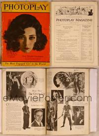 9s022 PHOTOPLAY magazine October 1923, art portrait of beautiful Alla Nazimova by Rolf Armstrong!
