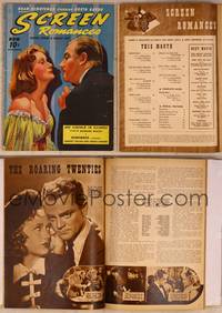 9s078 SCREEN ROMANCES magazine December 1939, art of Greta Garbo & Melvyn Douglas in Ninotchka!