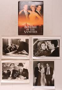 9s188 BONFIRE OF THE VANITIES presskit '90 Tom Hanks, Bruce Willis & Melanie Griffith in New York!