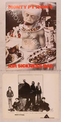 9s206 MONTY PYTHON'S AIR SICKNESS BAG presskit '70s John Cleese, Eric Idle, Graham Chapman