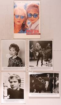 9s215 POSTCARDS FROM THE EDGE presskit '90 Shirley MacLaine, Meryl Streep, Dennis Quaid, Hackman