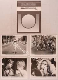 9s226 RUNNING presskit '79 Michael Douglas, Susan Anspach, marathon runners!