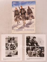 9s228 THREE KINGS presskit '99 George Clooney, Mark Wahlberg, & Ice Cube in the Gulf War!