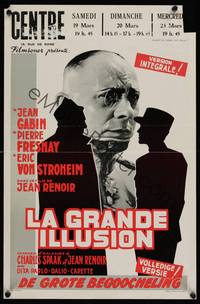 9t375 GRAND ILLUSION Belgian R50s Jean Renoir's La Grande Illusion, Erich von Stroheim!
