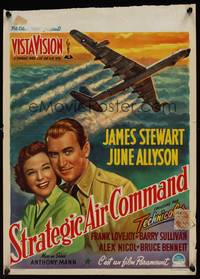 9t434 STRATEGIC AIR COMMAND Belgian '55 great art of military pilot James Stewart, June Allyson!