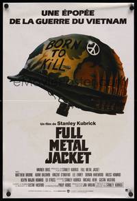 9t500 FULL METAL JACKET French 15x23 '87 Stanley Kubrick bizarre Vietnam War movie!
